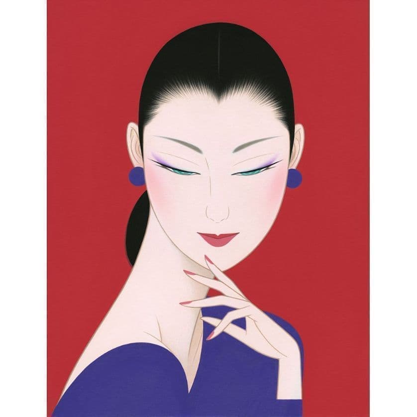 ICHIRO TSURUTA: Japan Beauty -Chinese Bellfrower Purple-